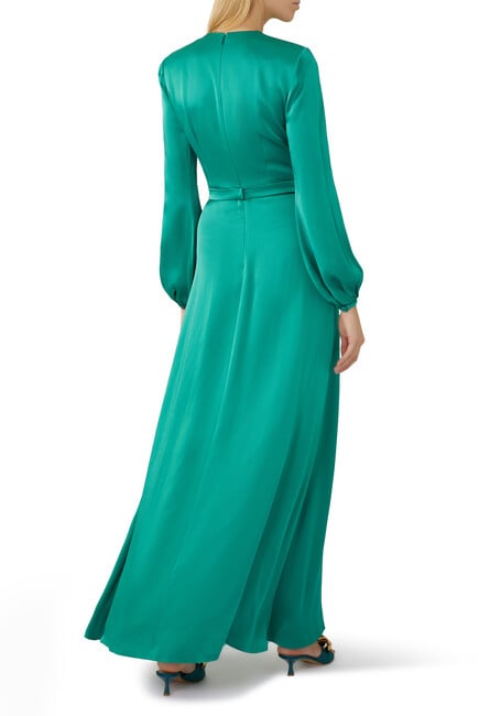 Middle East Exclusive Balloon Sleeve Maxi Dress